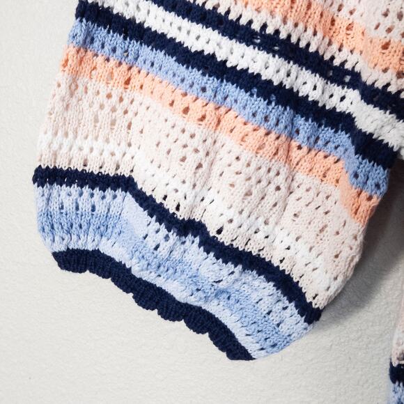 INC International Concepts Women’s Sweater XL Boho Coastal Casual Retro Striped - Picture 5 of 10